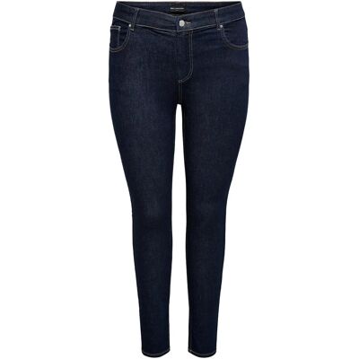 ONLY Carmakoma Carwilly Reg Skinny Jeans Pim1005 44 x 32 DARK BLUE DENIM 44 x 32 ONLY Carmakoma Carwilly Reg Skinny Jeans Pim1005 44 x 32 DARK BLUE DENIM 44 x 32