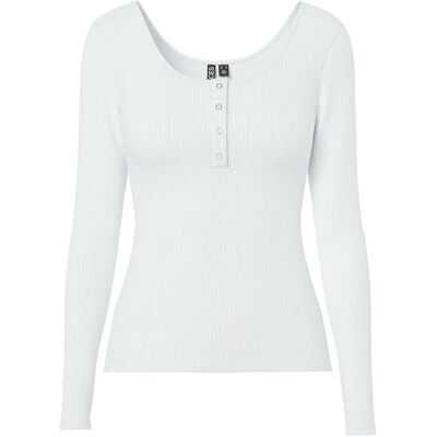 Pieces Pckitte Ls Top Jrs Noos Bc XXL BRIGHT WHITE XXL Pieces Pckitte Ls Top Jrs Noos Bc XXL BRIGHT WHITE XXL