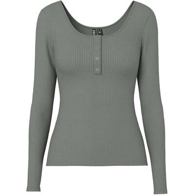Pieces Pckitte Ls Top Jrs Noos Bc XXL CASTOR GRAY XXL Pieces Pckitte Ls Top Jrs Noos Bc XXL CASTOR GRAY XXL