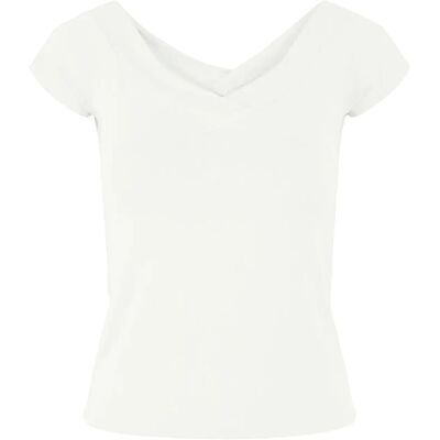 Pieces Pcmaliva Ss Off Shoulder V-Neck Top Noos S BRIGHT WHITE S Pieces Pcmaliva Ss Off Shoulder V-Neck Top Noos S BRIGHT WHITE S