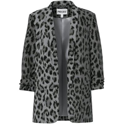 Pieces Pcbosella 3/4 Printed Blazer Noos Bc XXL GREY XXL Pieces Pcbosella 3/4 Printed Blazer Noos Bc XXL GREY XXL