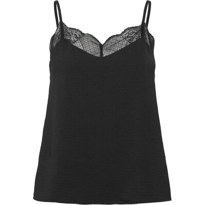 Pieces Pctiffany Strap Lace Top Wvn Noos Bc S BLACK S Pieces Pctiffany Strap Lace Top Wvn Noos Bc S BLACK S