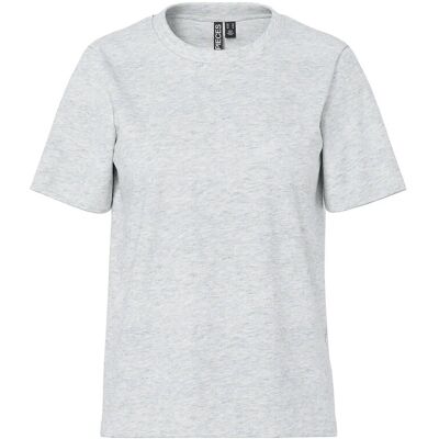 Pieces Pcria Ss Solid Tee Jrs Noos Bc XS LIGHT GREY MELANGE XS Pieces Pcria Ss Solid Tee Jrs Noos Bc XS LIGHT GREY MELANGE XS