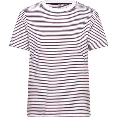 Pieces Pcria Ss Tee Stripes Jrs Noos Bc M BRIGHT WHITE M Pieces Pcria Ss Tee Stripes Jrs Noos Bc M BRIGHT WHITE M