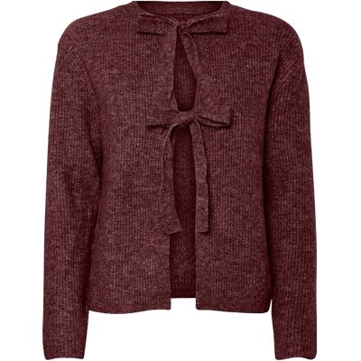 Pieces Pcsilly Ls Rev Tie Knit Noos Bc XL TAWNY PORT XL Pieces Pcsilly Ls Rev Tie Knit Noos Bc XL TAWNY PORT XL