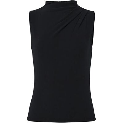 Pieces Pcmadison Sl Draped Top Jrs Noos Bc XXL BLACK XXL Pieces Pcmadison Sl Draped Top Jrs Noos Bc XXL BLACK XXL
