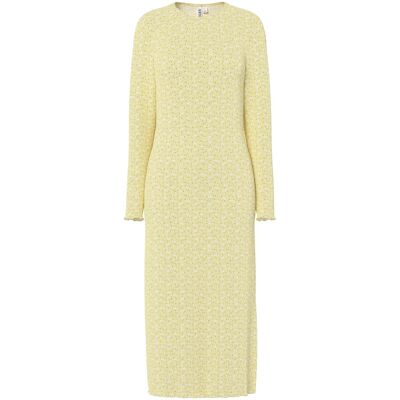 Pieces Pcflora Ls Midi Dress Jrs Noos Bc S FRENCH VANILLA S Pieces Pcflora Ls Midi Dress Jrs Noos Bc S FRENCH VANILLA S