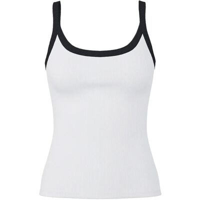 Pieces Pcmay Strap Top Jrs Noos Bc M BRIGHT WHITE M Pieces Pcmay Strap Top Jrs Noos Bc M BRIGHT WHITE M