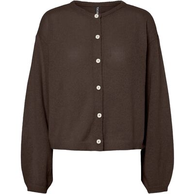 Pieces Pcida Ls O-Neck Knit Cardigan Noos Bc M HOT FUDGE M Pieces Pcida Ls O-Neck Knit Cardigan Noos Bc M HOT FUDGE M