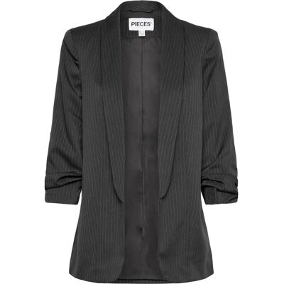 Pieces Pcbosella 3/4 Pinstripe Blazer Noos Bc XXL MAGNET XXL Pieces Pcbosella 3/4 Pinstripe Blazer Noos Bc XXL MAGNET XXL