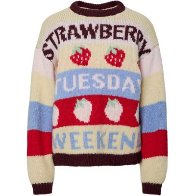 Pieces Pcbikka Ls O-Neck Knit Bc S FRENCH VANILLA S Pieces Pcbikka Ls O-Neck Knit Bc S FRENCH VANILLA S