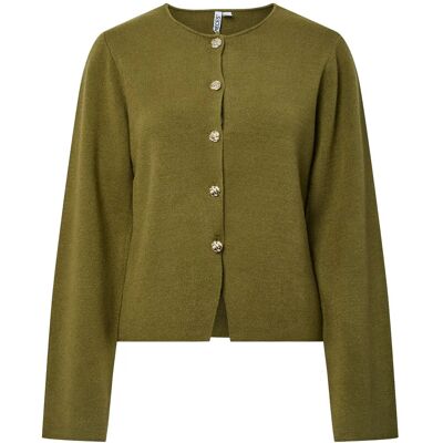 Pieces Pcfarie Ls O-Neck Split Knit D2D Fsy XS SPHAGNUM XS Pieces Pcfarie Ls O-Neck Split Knit D2D Fsy XS SPHAGNUM XS