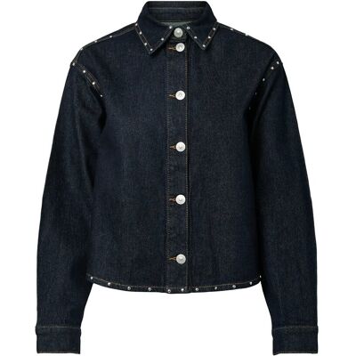 Pieces Pckarla Ls Denim Shirt D2D Fsy Pp XS DARK BLUE DENIM XS Pieces Pckarla Ls Denim Shirt D2D Fsy Pp XS DARK BLUE DENIM XS