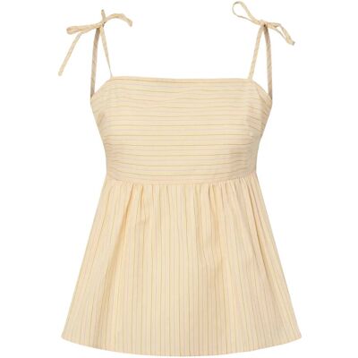 Pieces Pcapril Strap Top Wvn D2D Pp M FRENCH VANILLA M Pieces Pcapril Strap Top Wvn D2D Pp M FRENCH VANILLA M