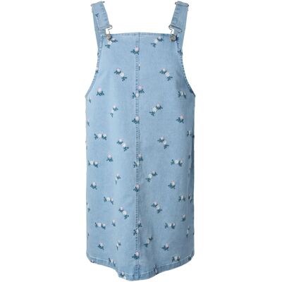 Pieces Pcflora Sl Denim Emb Spencer Dress S LIGHT BLUE DENIM S Pieces Pcflora Sl Denim Emb Spencer Dress S LIGHT BLUE DENIM S