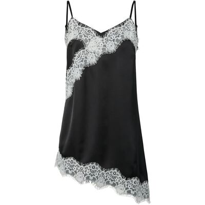 Pieces Pcariel Assymetric Lace Top D2D Pp Bc M BLACK M Pieces Pcariel Assymetric Lace Top D2D Pp Bc M BLACK M