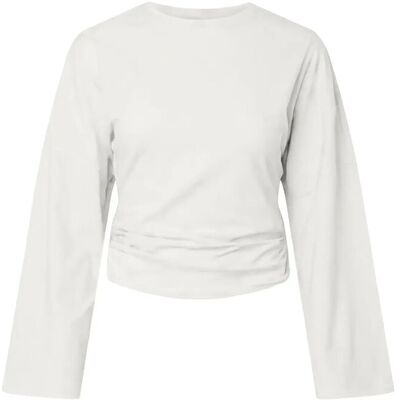 Pieces Pcalli Ls O-Neck Top D2D M BRIGHT WHITE M Pieces Pcalli Ls O-Neck Top D2D M BRIGHT WHITE M