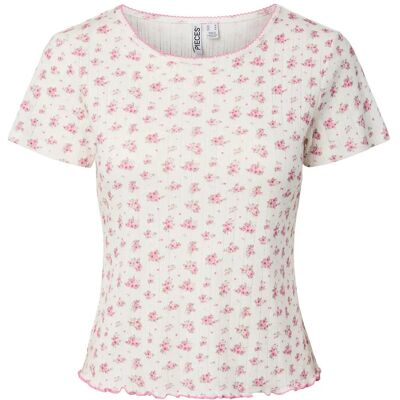 Pieces Pcmya Ss Pointelle T-Shirt Jrs D2D M BIRCH M Pieces Pcmya Ss Pointelle T-Shirt Jrs D2D M BIRCH M