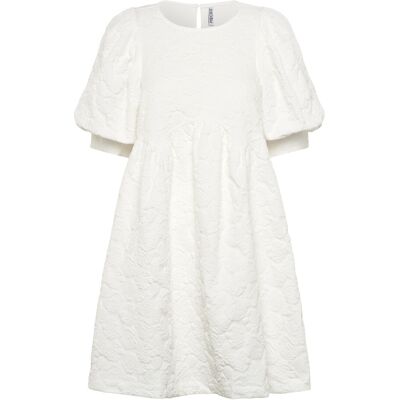 Pieces Pcabba 2/4 Short Dress Wvn D2D M CLOUD DANCER M Pieces Pcabba 2/4 Short Dress Wvn D2D M CLOUD DANCER M
