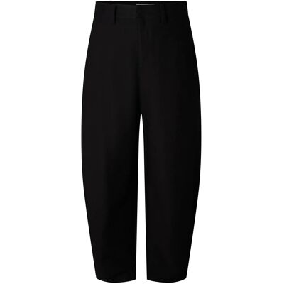 Pieces Pcrikke Hw Barrel Pants Jrs Noos Bc XS BLACK XS Pieces Pcrikke Hw Barrel Pants Jrs Noos Bc XS BLACK XS