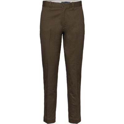 Polo Ralph Lauren Cropped Slim Fit Twill Chino Pant 44 OUTDOORS OLIVE 44 Polo Ralph Lauren Cropped Slim Fit Twill Chino Pant 44 OUTDOORS OLIVE 44