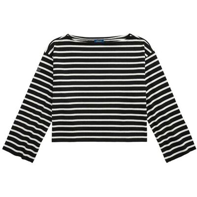 Polo Ralph Lauren Striped Boatneck Mariner Tee XS POLO BLACK/DECKWA XS Polo Ralph Lauren Striped Boatneck Mariner Tee XS POLO BLACK/DECKWA XS