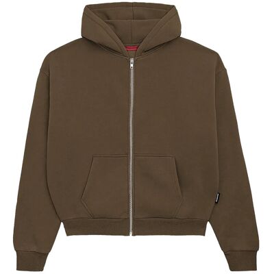 Prohibited Oversized Zip-Hoodie L MOKKA L Prohibited Oversized Zip-Hoodie L MOKKA L