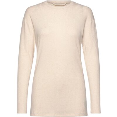 Rethinkit Studios Wide Rib Long Tee Merci XS SOFT BEIGE MELANGE XS Rethinkit Studios Wide Rib Long Tee Merci XS SOFT BEIGE MELANGE XS