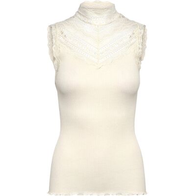 RM By Rosemunde Rmwbea Sl Turtleneck Lace Top M IVORY M RM By Rosemunde Rmwbea Sl Turtleneck Lace Top M IVORY M