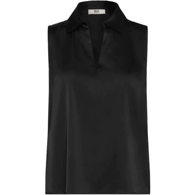 RM By Rosemunde Rmwpenelope Silk Blend Sl Top 38 BLACK 38 RM By Rosemunde Rmwpenelope Silk Blend Sl Top 38 BLACK 38