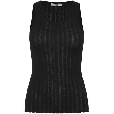 RM By Rosemunde Rmwbardot Sl V-Neck Tank Top XL BLACK XL RM By Rosemunde Rmwbardot Sl V-Neck Tank Top XL BLACK XL