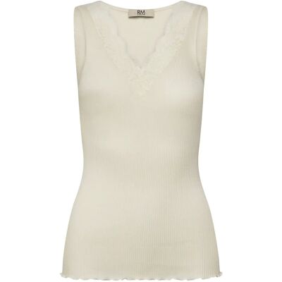 RM By Rosemunde Rmwbea Sl V-Neck Top XL IVORY XL RM By Rosemunde Rmwbea Sl V-Neck Top XL IVORY XL