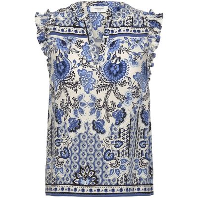 Rosemunde Rwelif Sl Top 38 BLUE BOHO PRINT 38 Rosemunde Rwelif Sl Top 38 BLUE BOHO PRINT 38