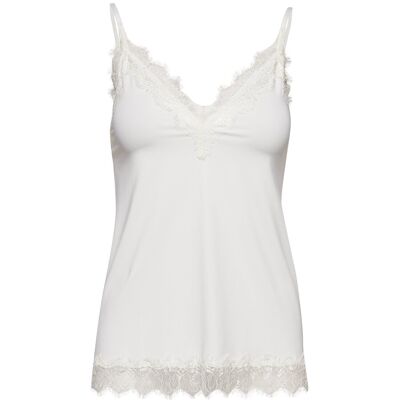 Rosemunde Rwbillie Sl Lace Strap Top 36 IVORY 36 Rosemunde Rwbillie Sl Lace Strap Top 36 IVORY 36