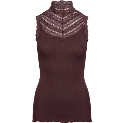 Rosemunde Rwbenita Silk Sl Turtleneck Lace Top S FUDGE S Rosemunde Rwbenita Silk Sl Turtleneck Lace Top S FUDGE S