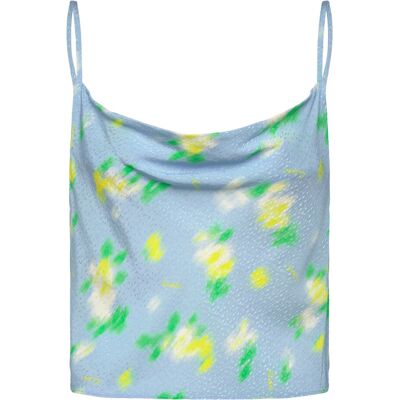 ROTATE Jacquard Slip Top 34 PLACID BLUE COMB. 34 ROTATE Jacquard Slip Top 34 PLACID BLUE COMB. 34
