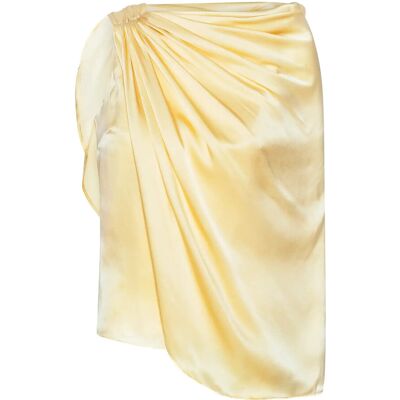 ROTATE Chiffon Cape Top 40 ITALIAN STRAW 40 ROTATE Chiffon Cape Top 40 ITALIAN STRAW 40
