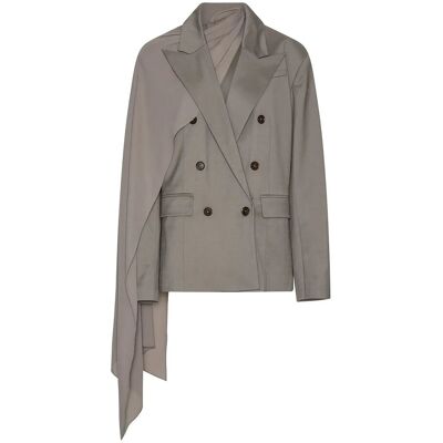 ROTATE Oversized Scarf Blazer 42 DRIFTWOOD 42 ROTATE Oversized Scarf Blazer 42 DRIFTWOOD 42