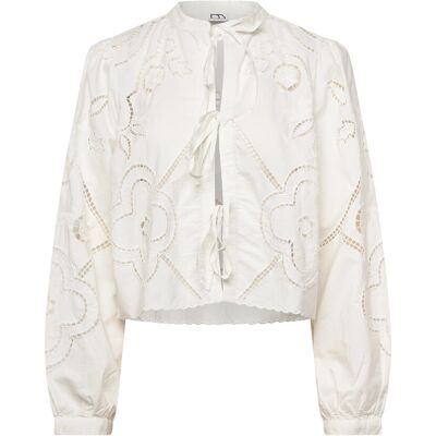 ROUGE EDIT Roucarin L/S O-Neck Top/Pf/1 40 CLOUD DANCER 40 ROUGE EDIT Roucarin L/S O-Neck Top/Pf/1 40 CLOUD DANCER 40