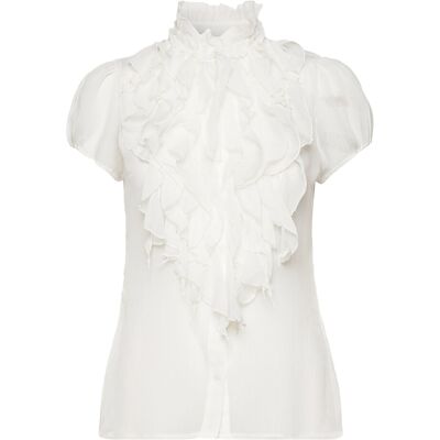 Saint Tropez Liljasz Crinkle Ss Shirt L ICE L Saint Tropez Liljasz Crinkle Ss Shirt L ICE L