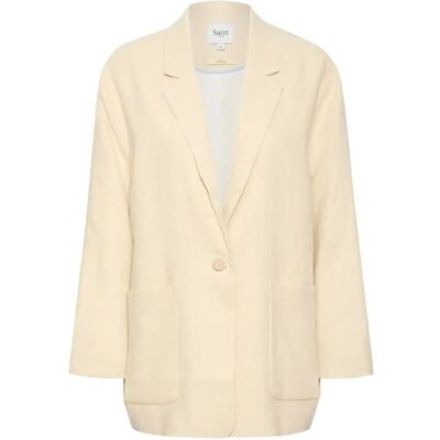 Saint Tropez Estellesz Blazer XS FOG MELANGE XS Saint Tropez Estellesz Blazer XS FOG MELANGE XS