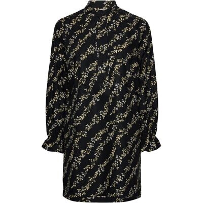 Second Female Kalmia Tunic Dress S BLACK S Second Female Kalmia Tunic Dress S BLACK S