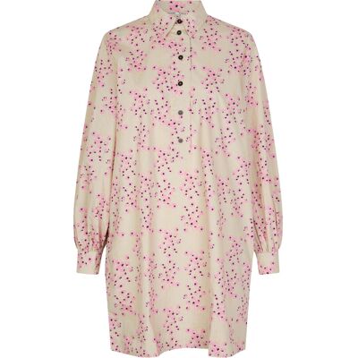 Second Female Claud Tunic Dress S BEGONIA PINK S Second Female Claud Tunic Dress S BEGONIA PINK S