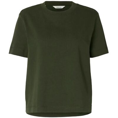 Selected Slwessential Ss Boxy Tee Noos XXL DEEP DEPTHS XXL Selected Slwessential Ss Boxy Tee Noos XXL DEEP DEPTHS XXL