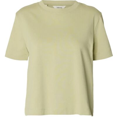 Selected Slwessential Ss Boxy Tee Noos S LINT S Selected Slwessential Ss Boxy Tee Noos S LINT S