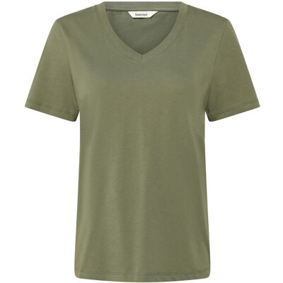 Selected Slwessential Ss V-Neck Tee Noos XXL KALAMATA XXL Selected Slwessential Ss V-Neck Tee Noos XXL KALAMATA XXL