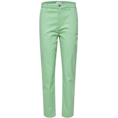 Selected Slfmarina Hw Chino Pants W 34 ABSINTHE GREEN 34 Selected Slfmarina Hw Chino Pants W 34 ABSINTHE GREEN 34