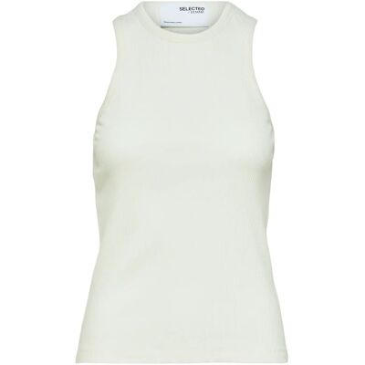 Selected Slwanna O-Neck Tank Top Noos XL SNOW WHITE XL Selected Slwanna O-Neck Tank Top Noos XL SNOW WHITE XL