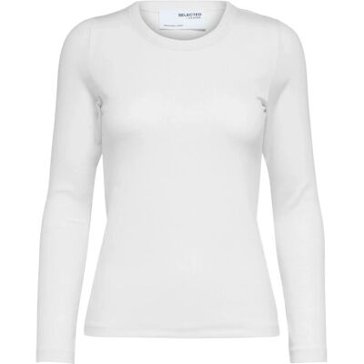 Selected Slfdianna Ls O-Neck Top Noos XXL BRIGHT WHITE XXL Selected Slfdianna Ls O-Neck Top Noos XXL BRIGHT WHITE XXL
