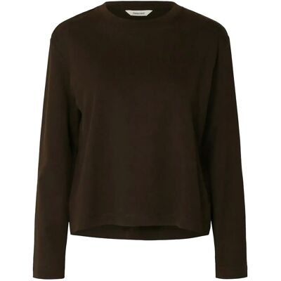 Selected Slwessential Ls Boxy Tee Noos XS DELICIOSO XS Selected Slwessential Ls Boxy Tee Noos XS DELICIOSO XS